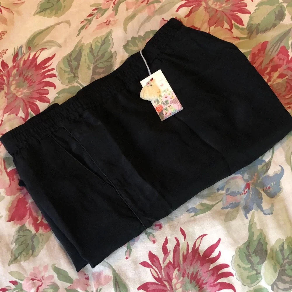 JOHNNY WAS Size XXL ILLARIA 100% Silk Pull-On Drawstring Elastic Waist $250 NEW - Picture 11 of 16